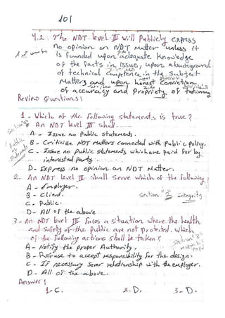 ASNT Basic Level III Notes Part III- Dr. Samir Saad (Handwriting) 