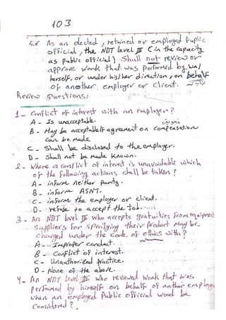 ASNT Basic Level III Notes Part III- Dr. Samir Saad (Handwriting) 
