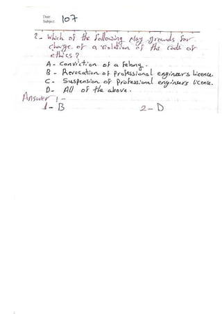 ASNT Basic Level III Notes Part III- Dr. Samir Saad (Handwriting) 