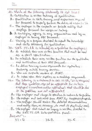 ASNT Basic Level III Notes Part III- Dr. Samir Saad (Handwriting) 