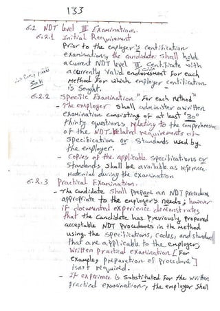 ASNT Basic Level III Notes Part III- Dr. Samir Saad (Handwriting) 