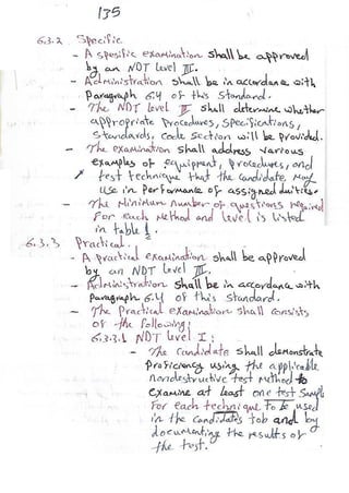 ASNT Basic Level III Notes Part III- Dr. Samir Saad (Handwriting) 