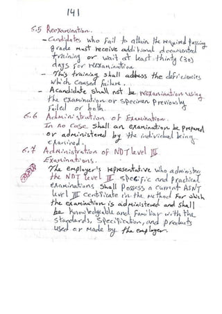 ASNT Basic Level III Notes Part III- Dr. Samir Saad (Handwriting) 