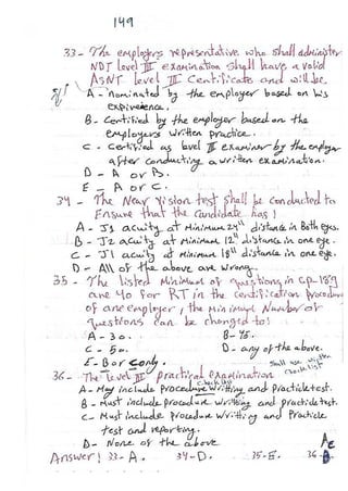 ASNT Basic Level III Notes Part III- Dr. Samir Saad (Handwriting) 