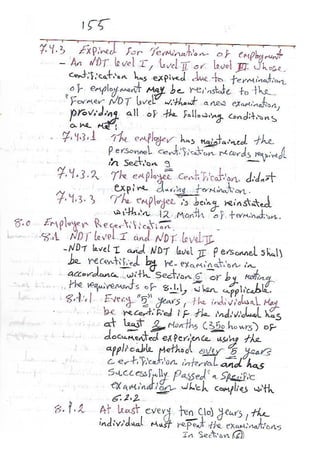 ASNT Basic Level III Notes Part III- Dr. Samir Saad (Handwriting) 