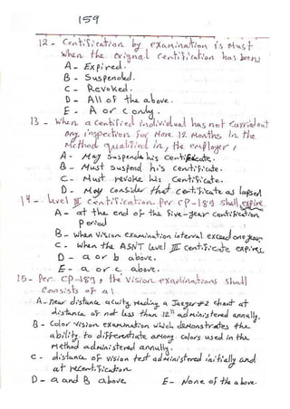 ASNT Basic Level III Notes Part III- Dr. Samir Saad (Handwriting) 