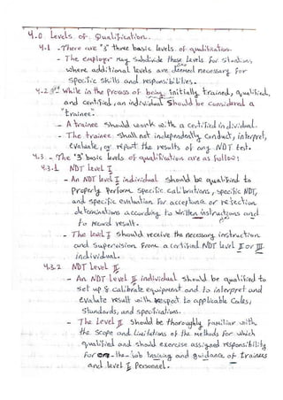 ASNT Basic Level III Notes Part III- Dr. Samir Saad (Handwriting) 