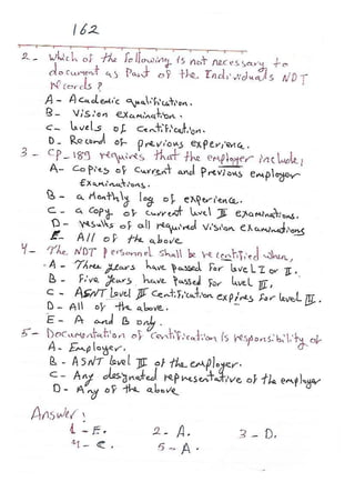 ASNT Basic Level III Notes Part III- Dr. Samir Saad (Handwriting) 