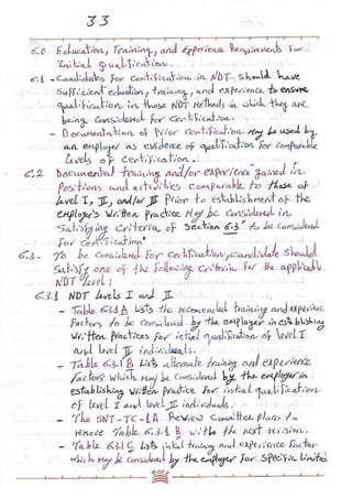 ASNT Basic Level III Notes Part III- Dr. Samir Saad (Handwriting) 