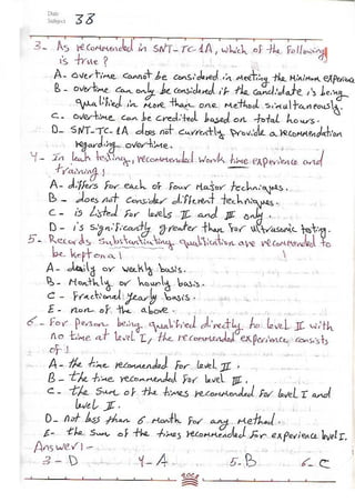 ASNT Basic Level III Notes Part III- Dr. Samir Saad (Handwriting) 