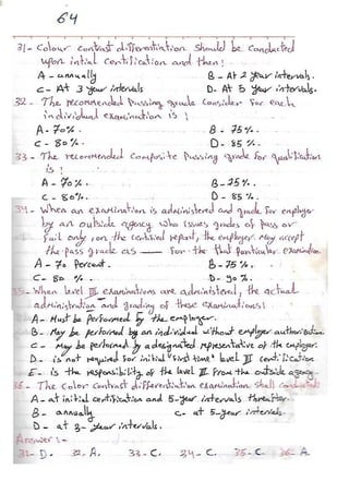 ASNT Basic Level III Notes Part III- Dr. Samir Saad (Handwriting) 
