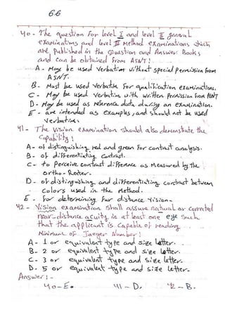 ASNT Basic Level III Notes Part III- Dr. Samir Saad (Handwriting) 