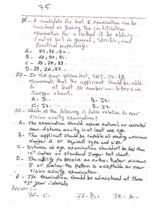 ASNT Basic Level III Notes Part III- Dr. Samir Saad (Handwriting) 