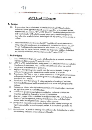 ASNT Basic Level III Notes Part III- Dr. Samir Saad (Handwriting) 