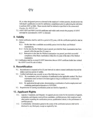 ASNT Basic Level III Notes Part III- Dr. Samir Saad (Handwriting) 