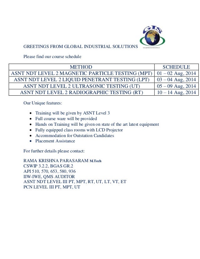 asnt-ndt-level-2-training-schedule-from-gis