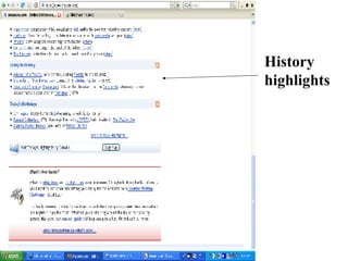History highlights 