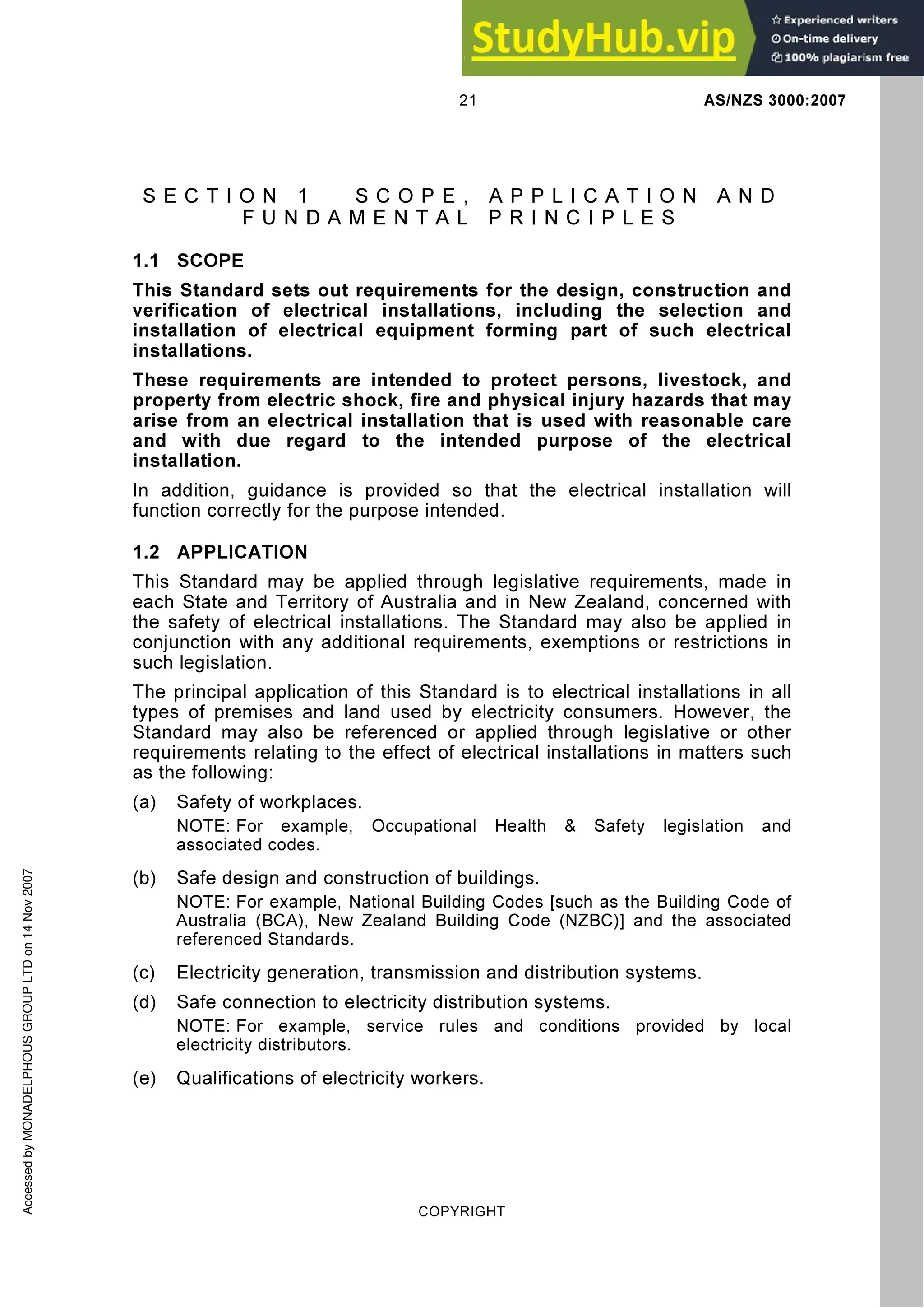 AS NZS AS NZS 3000 2007 Wiring Rules | PDF