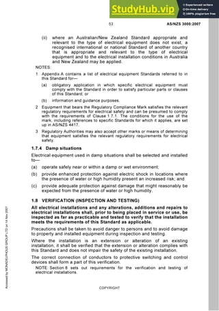 AS NZS AS NZS 3000 2007 Wiring Rules | PDF