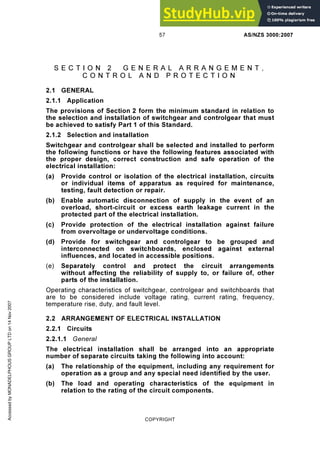 AS NZS AS NZS 3000 2007 Wiring Rules | PDF