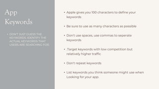 App Store Optimization (ASO) PPT | PDF