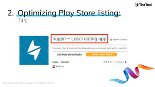 App Store Optimization - 2020 Ultimate Guide for Google Play Store ASO ...