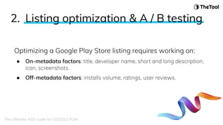 App Store Optimization - 2020 Ultimate Guide for Google Play Store ASO ...