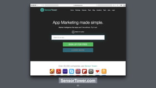 SensorTower.com 
83 
 