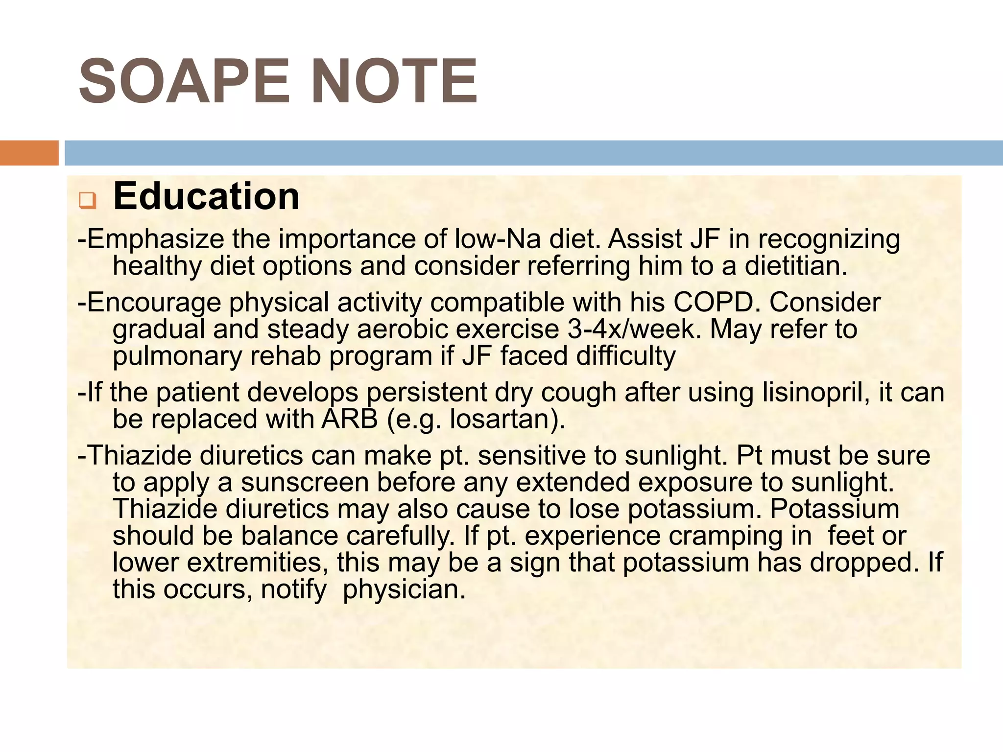 A soape note on uncontrolled hypertension | PPTX