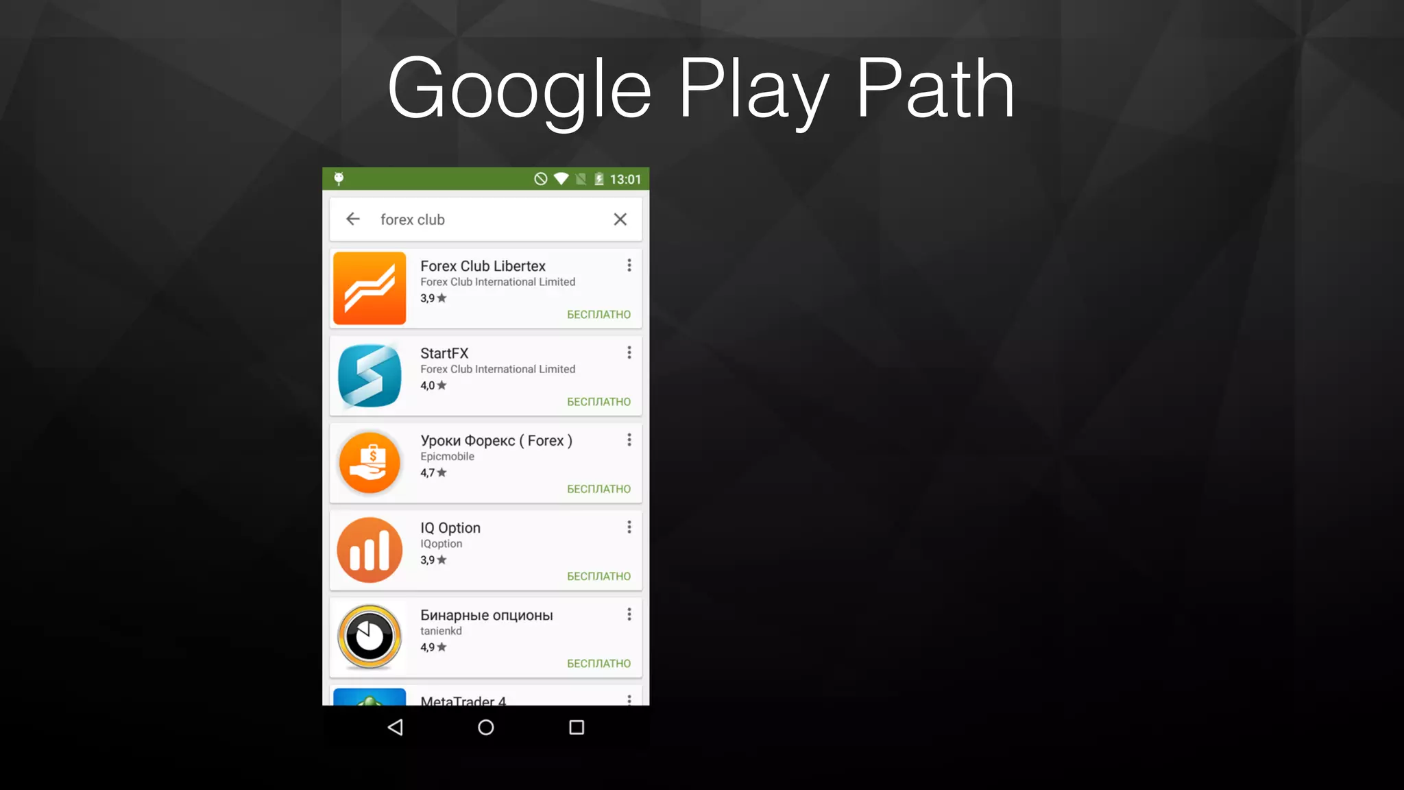 Google Play Path
 