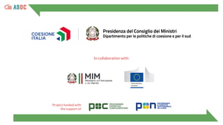 In collaboration with:
Project funded with
the support of
 