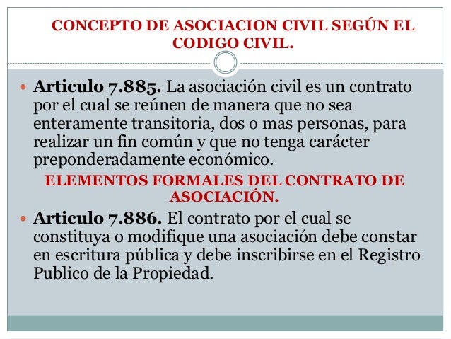 Asociacion civil diaposotivas.