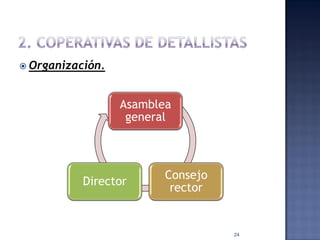  Organización.

Asamblea
general

Director

Consejo
rector

24

 