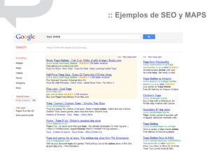 :: Ejemplos de SEO y MAPS
 