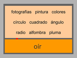 fotografías pintura colores
círculo cuadrado ángulo
radio alfombra pluma

oír

 