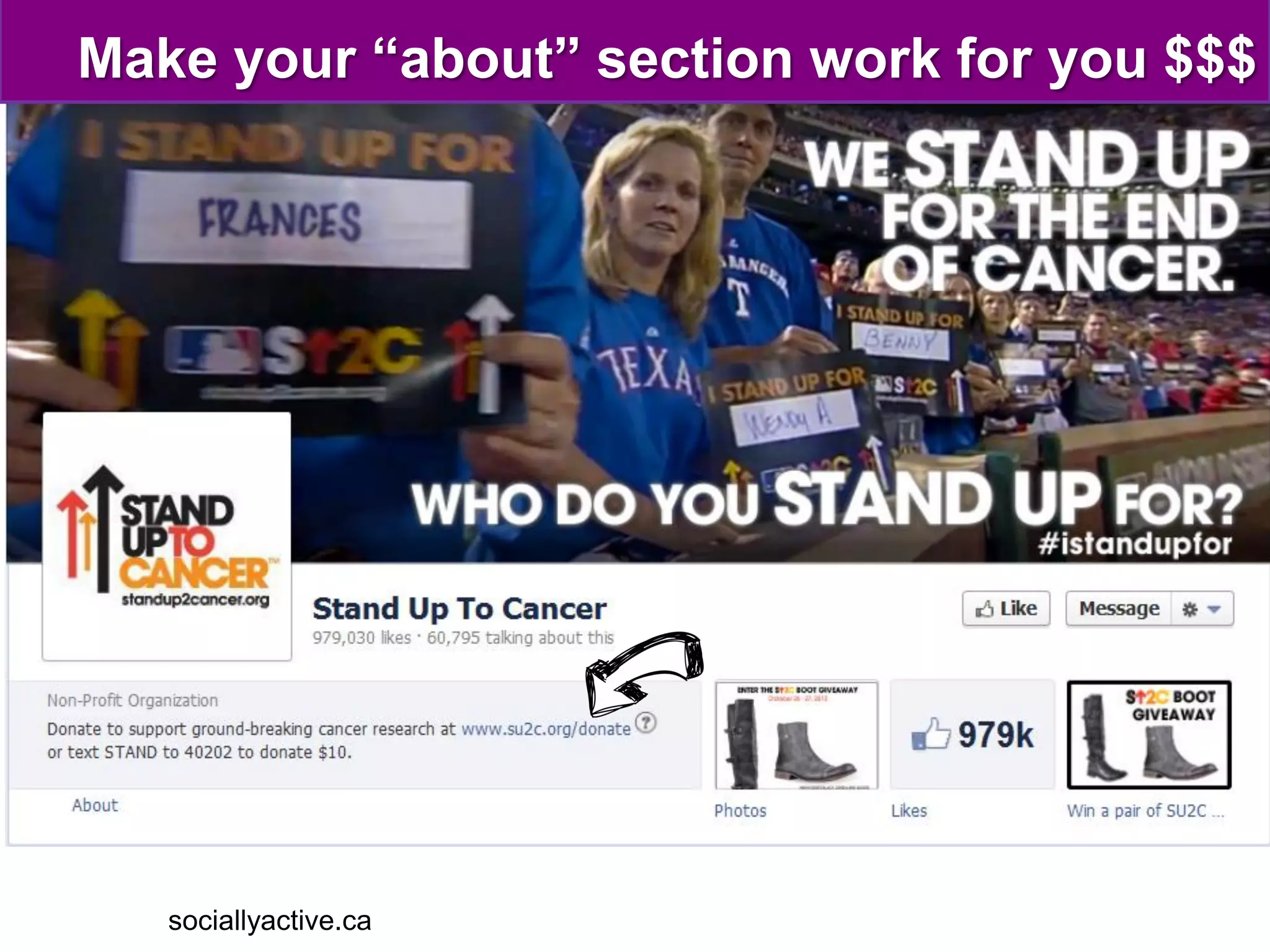 Make your “about” section work for you $$$




   sociallyactive.ca
 