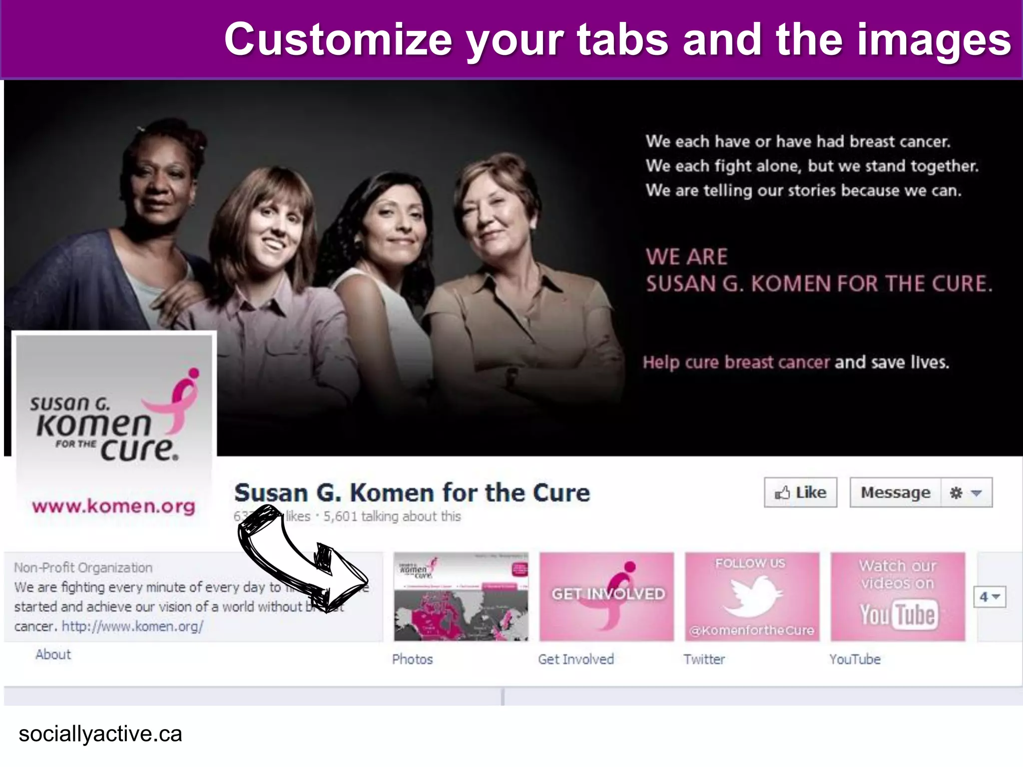Customize your tabs and the images




sociallyactive.ca
 