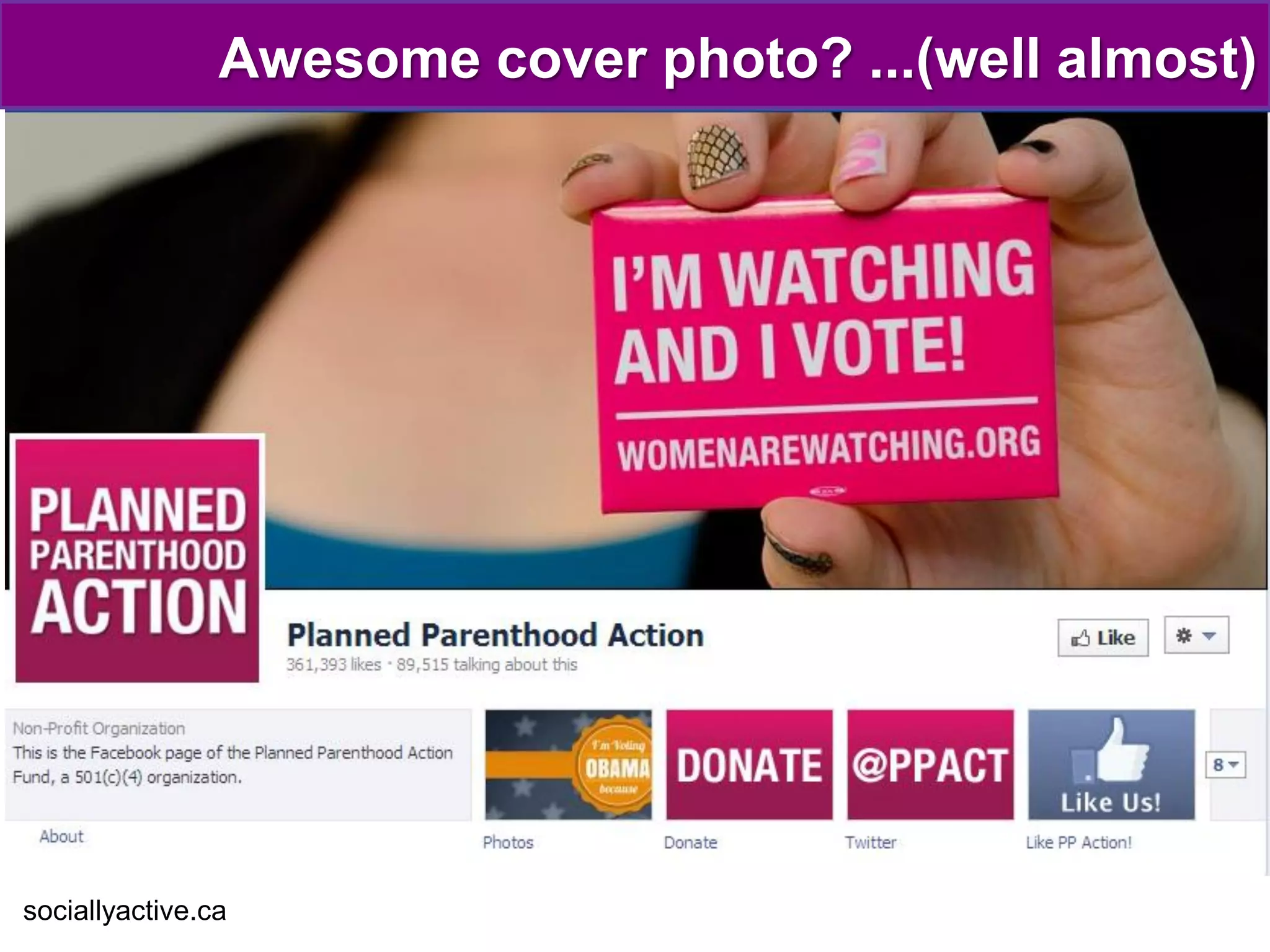 Awesome cover photo? ...(well almost)




sociallyactive.ca
 