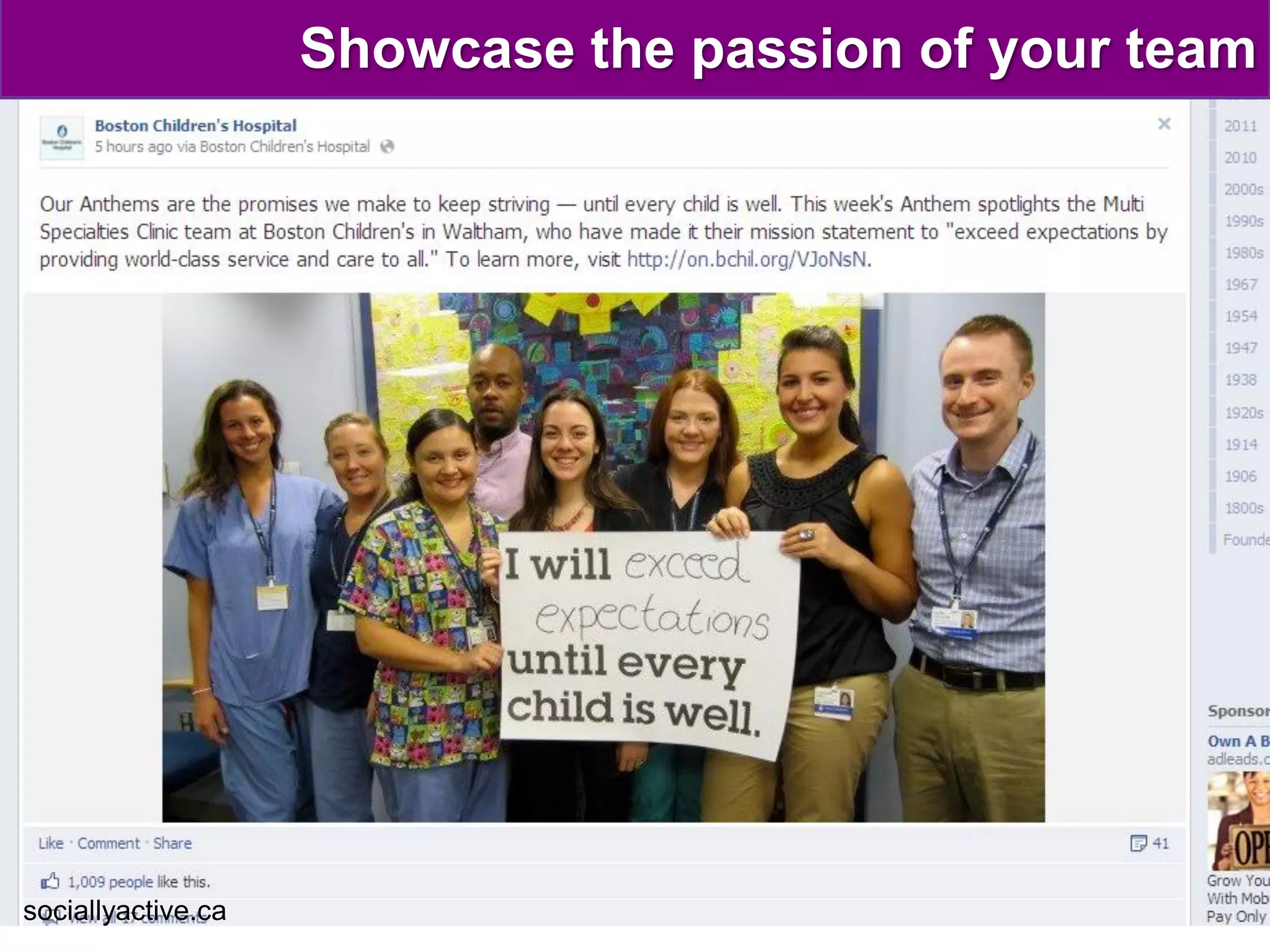 Showcase the passion of your team




sociallyactive.ca
 