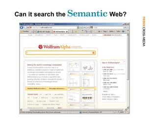 Can it search the Semantic Web?
 