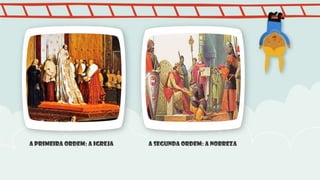A primeira ordem: a igreja A segunda ordem: a nobreza
 
