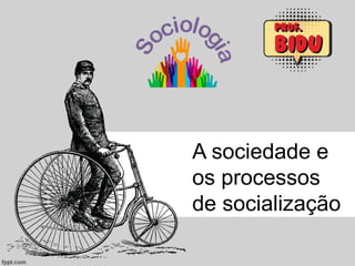 A sociedade e
os processos
de socialização
 