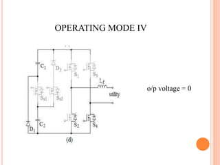 A solar power generation system with a seven level inverter | PPTX