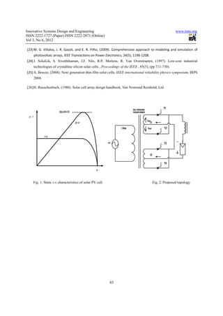 A solar pv based multistage grid tie inverter | PDF