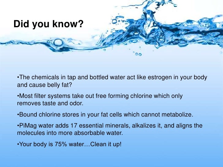 Simple Facts About Chlorine In Drinking Water Simple Facts About Chlorine In Drinking Water