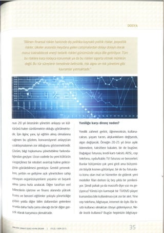 Büyük Veri ve Risk Yönetimi