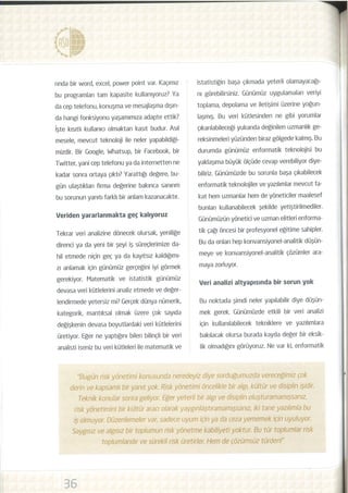 Büyük Veri ve Risk Yönetimi