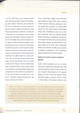 Büyük Veri ve Risk Yönetimi