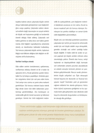 Büyük Veri ve Risk Yönetimi