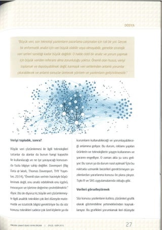 Büyük Veri ve Risk Yönetimi